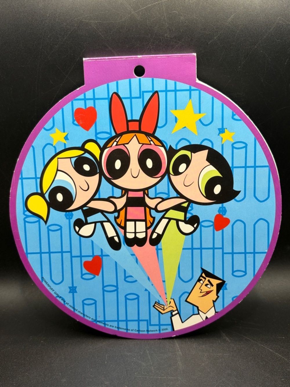 2000 Y2K Vintage Cartoon Network Pyramid The Powerpuff Girls Round Notebook